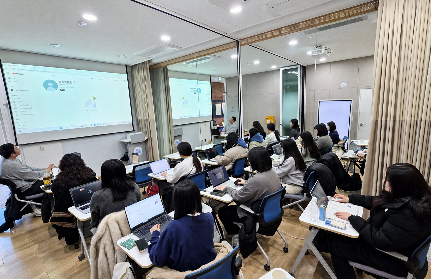 아산시 영상편집 유튜브 강의 사진 1